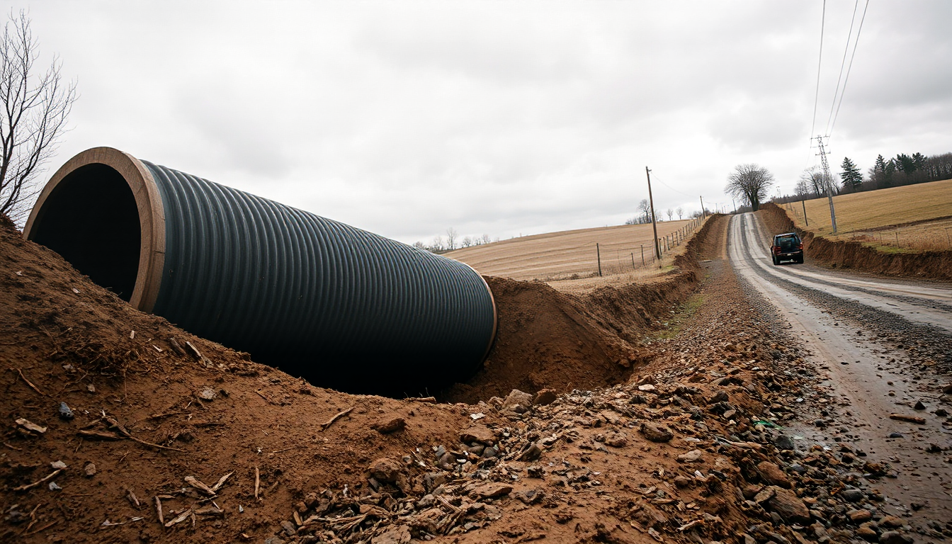 600 East Culvert Closure Announced in Blackford County