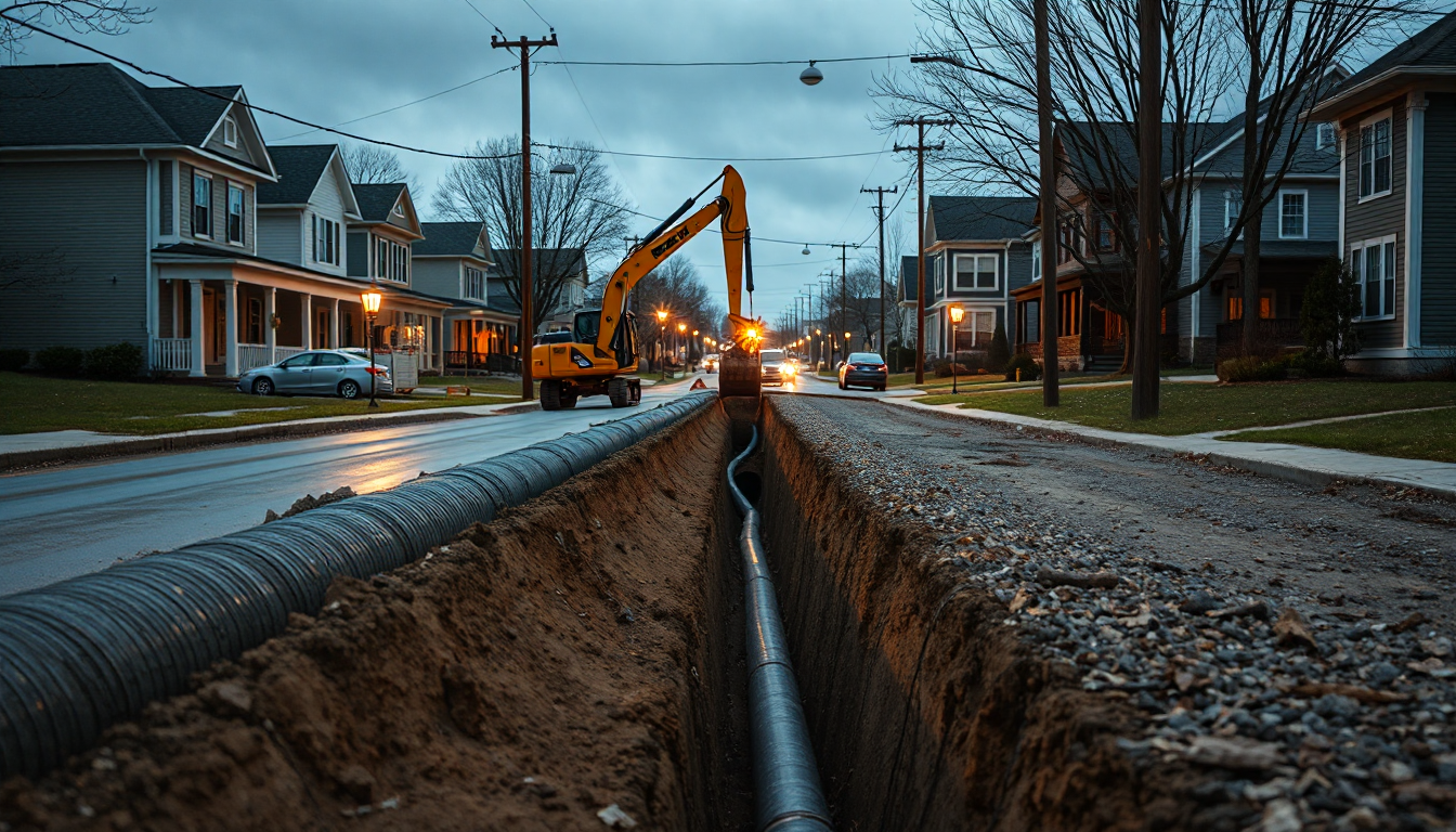 Hartford City Crews Tackle West Elm Street Flooding with $8,000–$10,000 In-House Stormwater Project