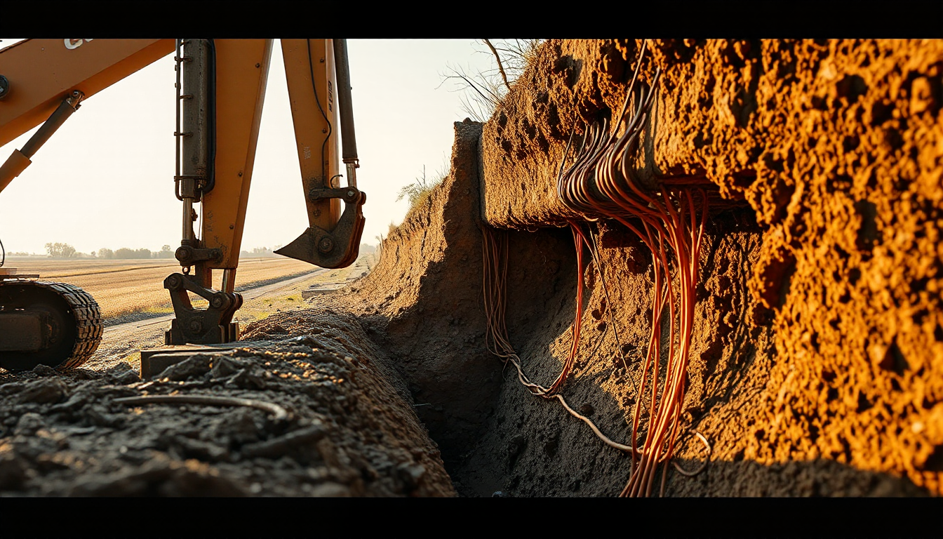 Fiber Optic Cable Hit During Ditch Work After 811 Locate System Fails