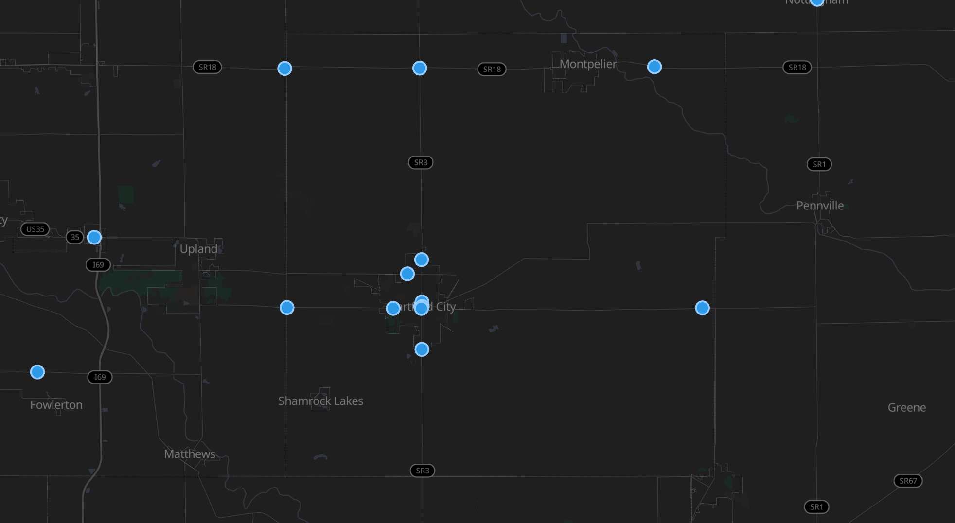 Blackford County Ranks First in Indiana for Per-Capita Surveillance Cameras