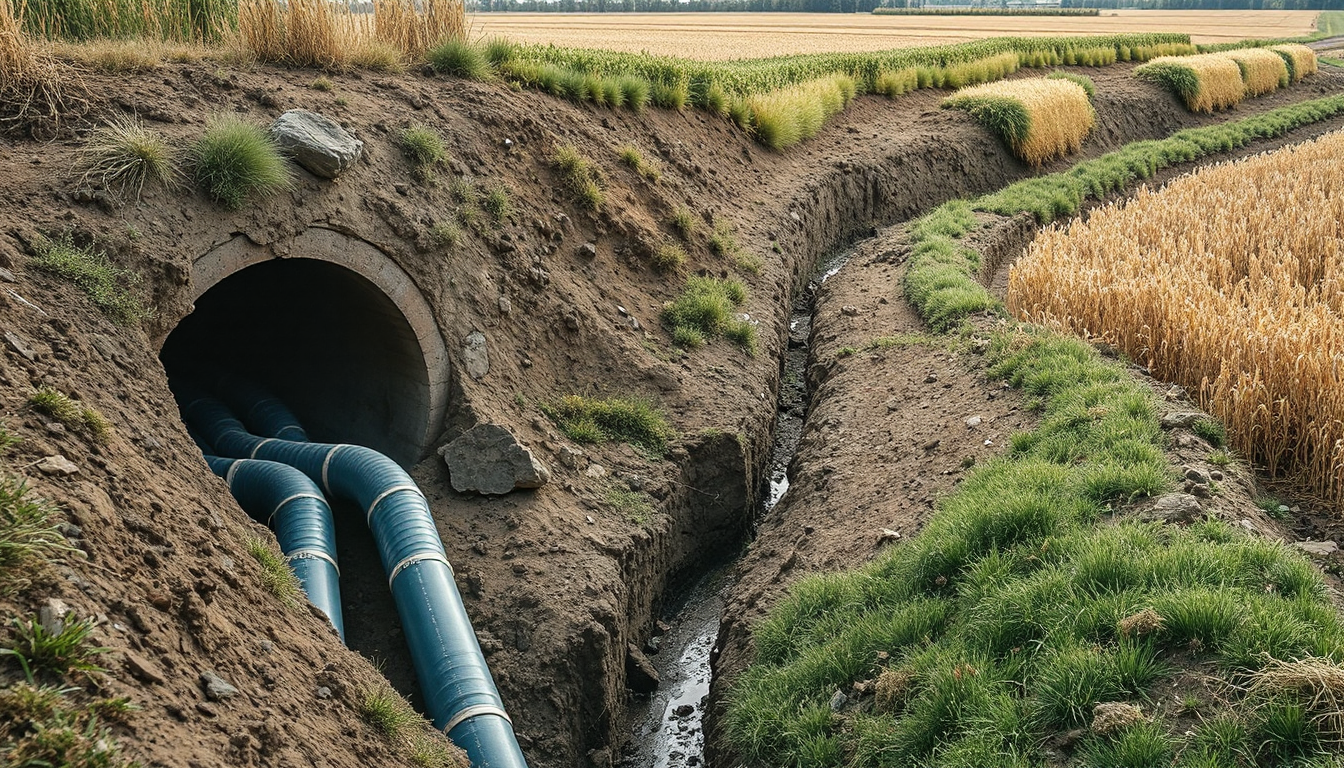 Culvert Work Keeps Blackford County's 600 East Closed