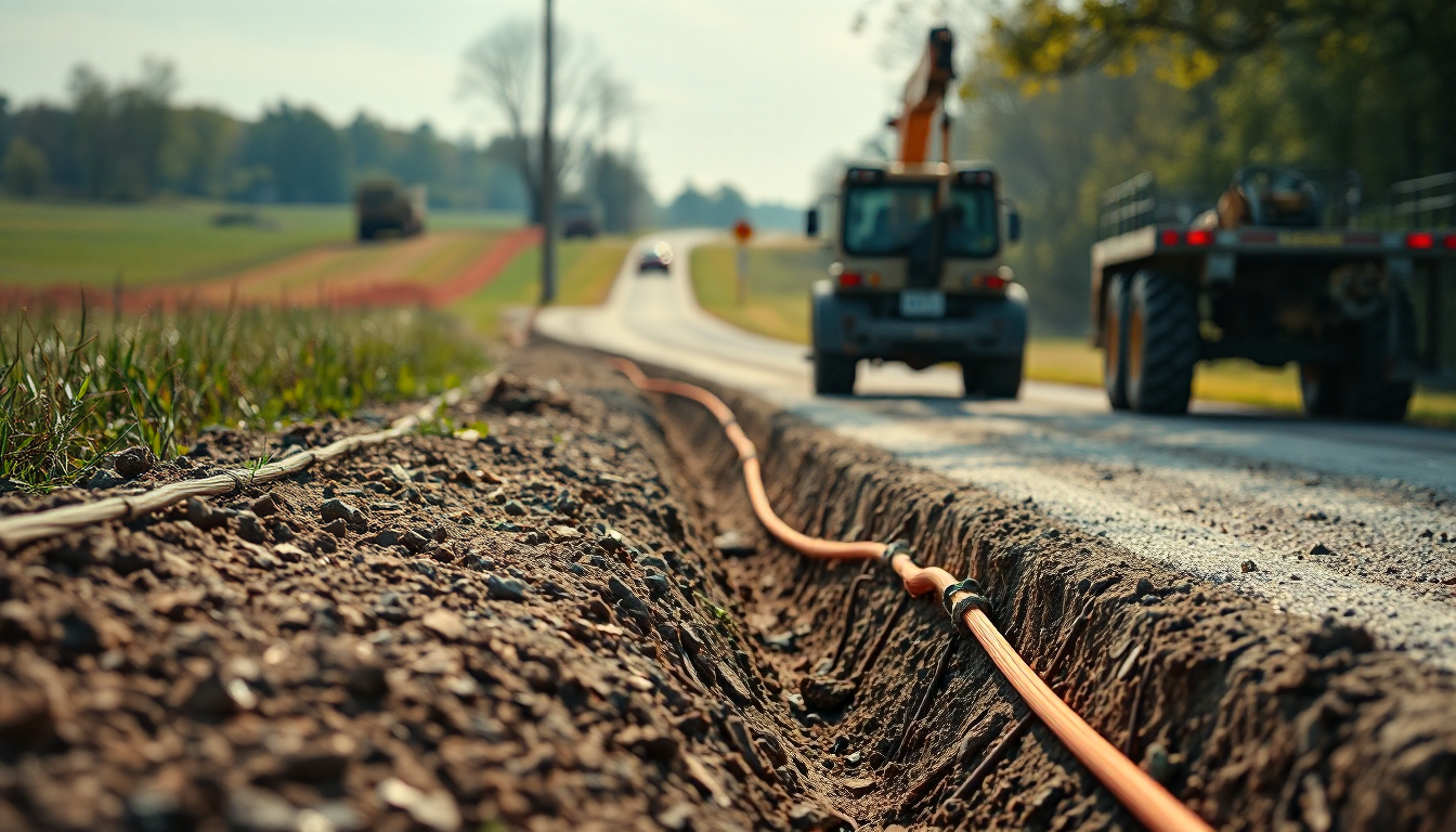 Blackford County: BSM Group Approved for Fiber Cable Work on 200 West