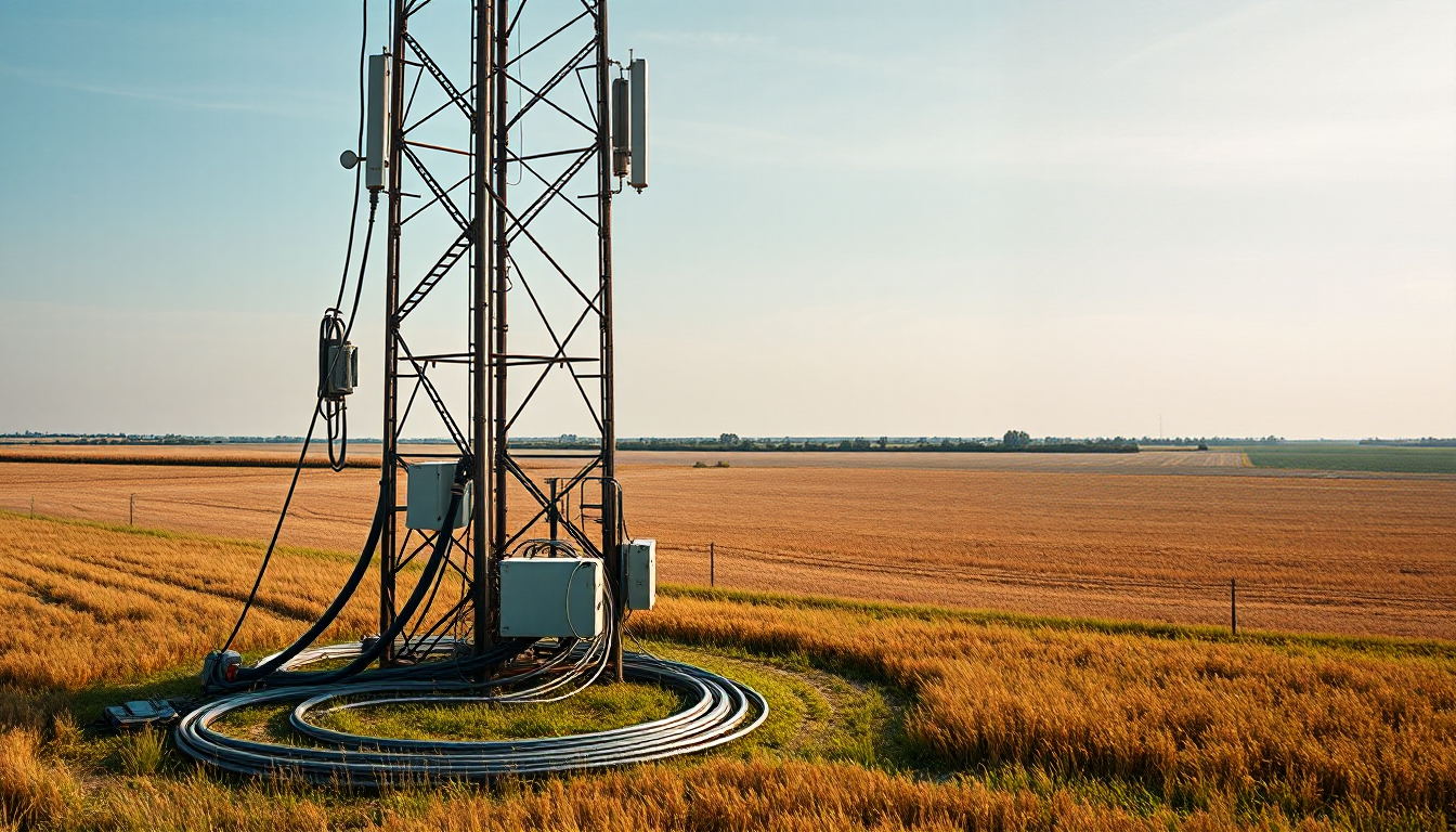 Blackford County Broadband Project Launches — Mainstream Fiber Networks Installing Infrastructure at County Tower Sites