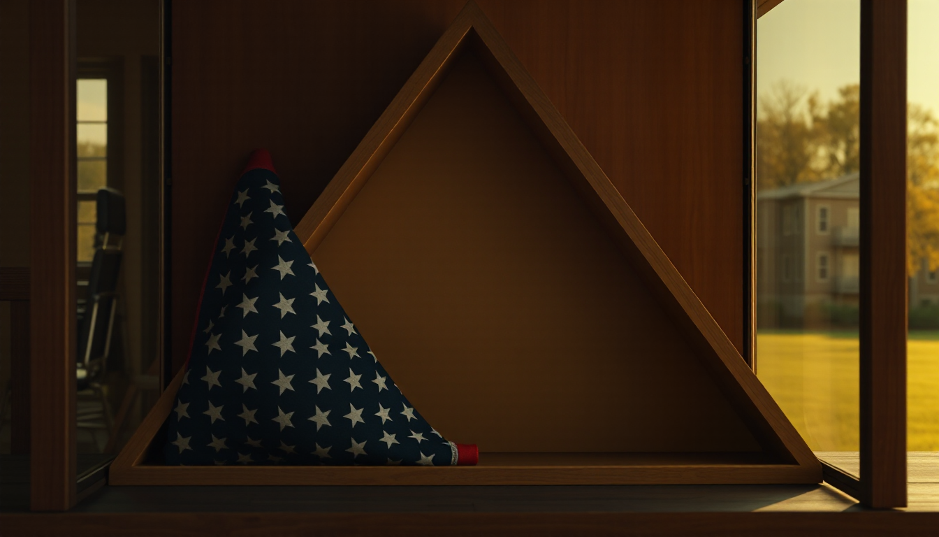 Flag Replacement and Display Case Discussed in Shamrock Lakes