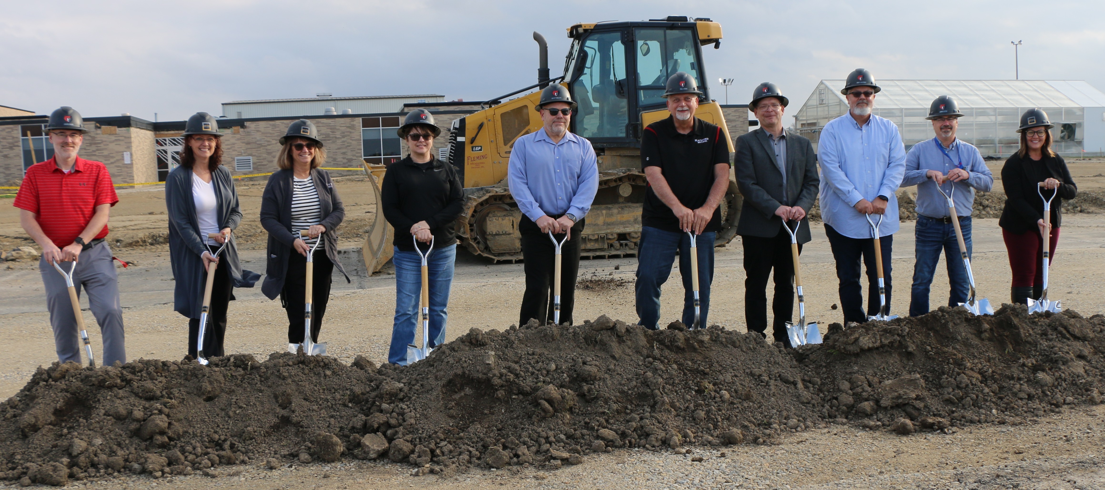 Blackford County High School Building Project on Schedule — Steel Going Up, Masonry Started